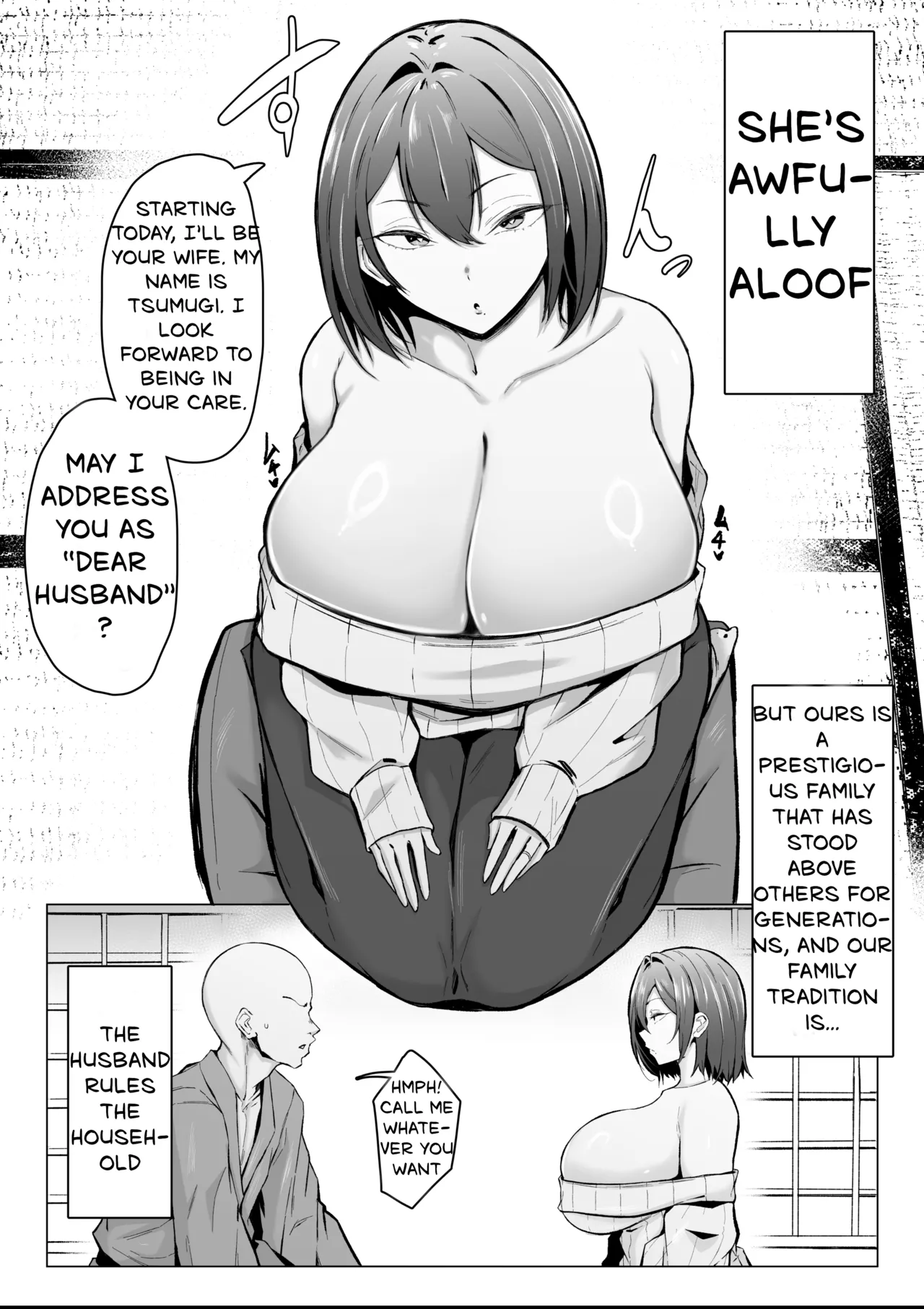 Hentai Manga Comic-The Gloomy Housewife Puts Her Domineering Husband in His Place-Read-4